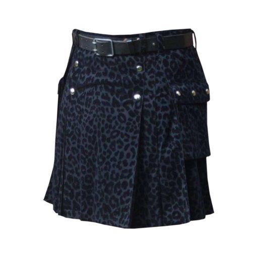 Leopard Flock Kilt Utility