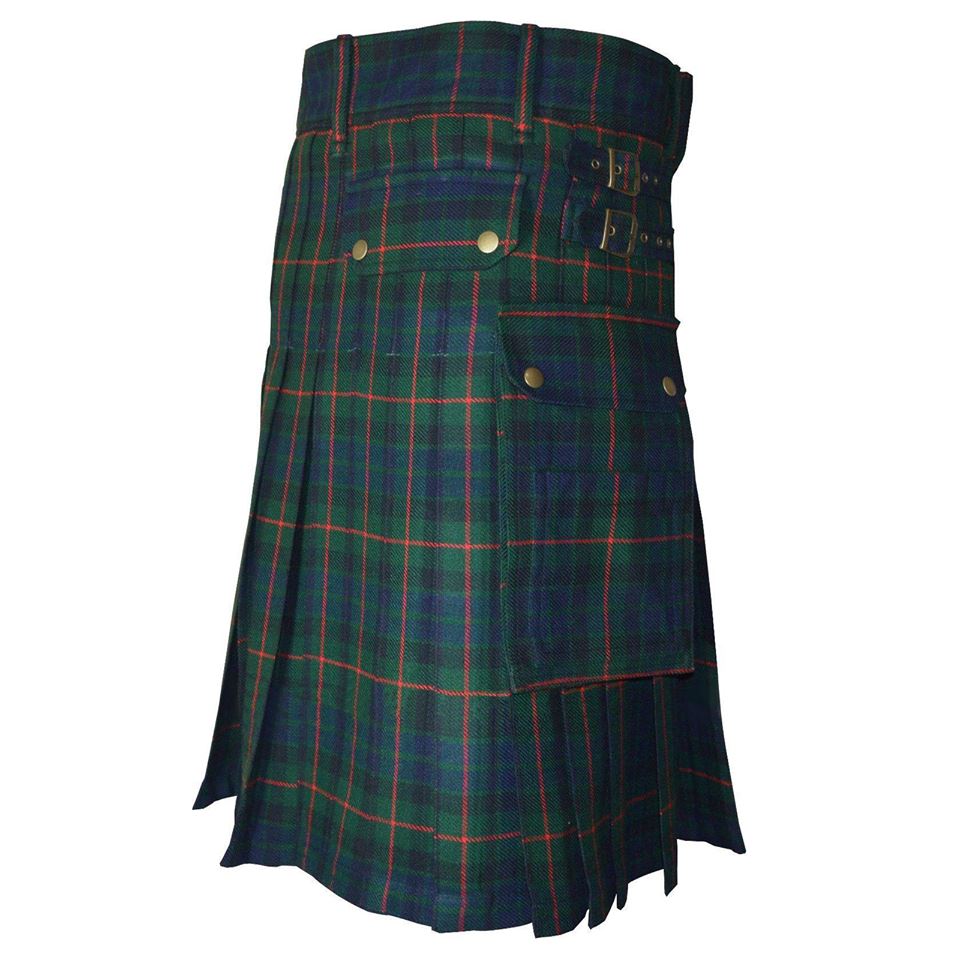 Modern Gunn Tartan Utility Kilt