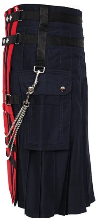 Red Deluxe Utility Fashion Kilt2