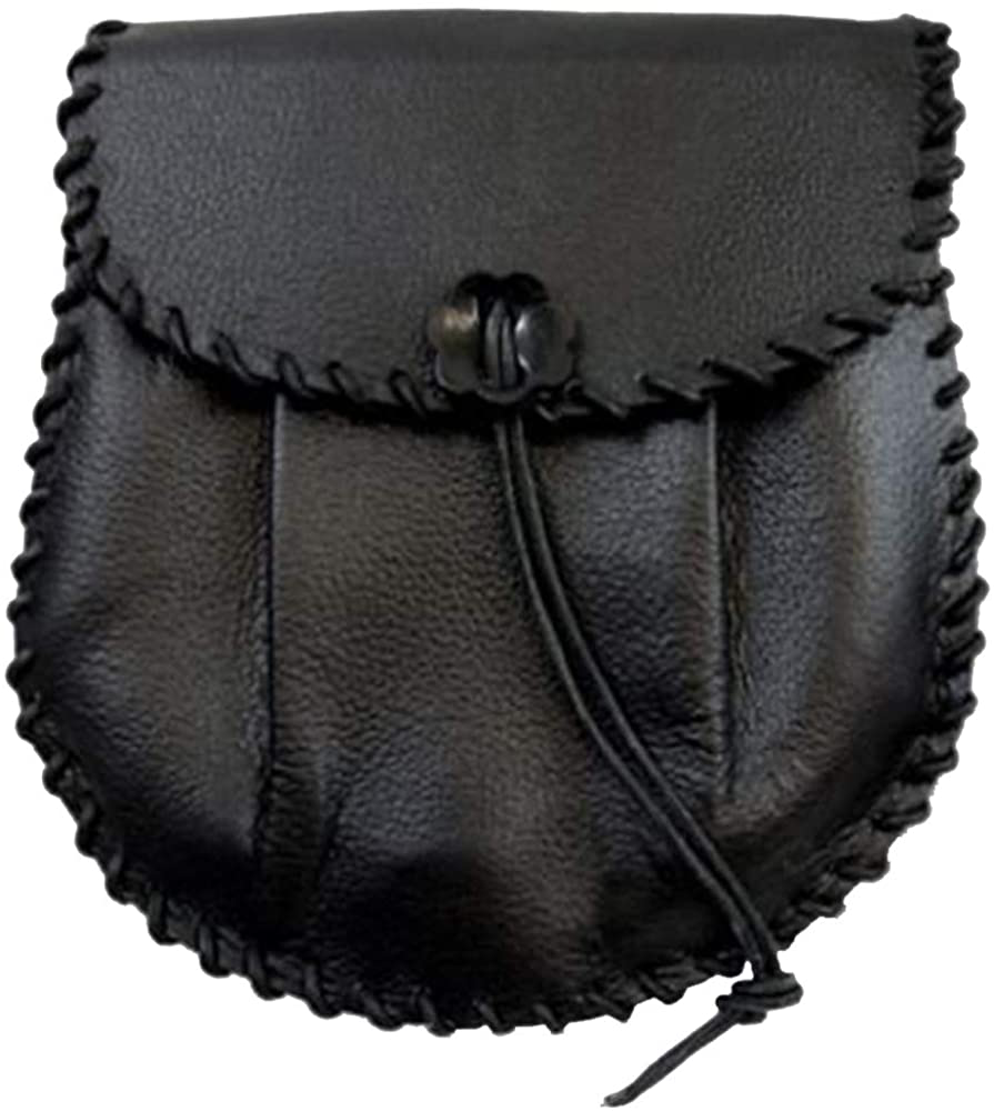 Black Fashion Leather Sporran