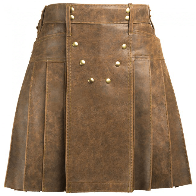 Vintage Leather Kilt