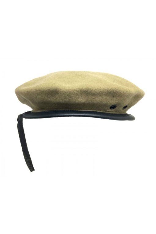 Plain Khaki Balmoral Bonnet Hat