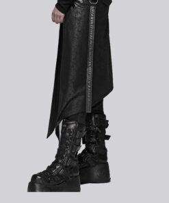 Punk Rave Assassin Leather Kilt