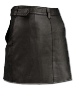 Hipster Leather Mini Skirt