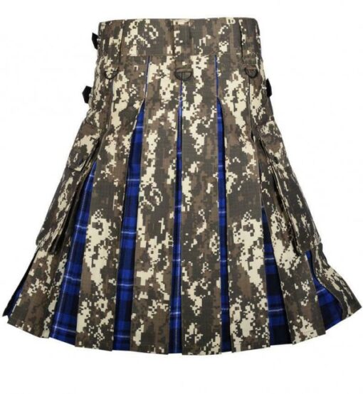 Military Digital Camo Utility Hybrid Kilt - Image 2